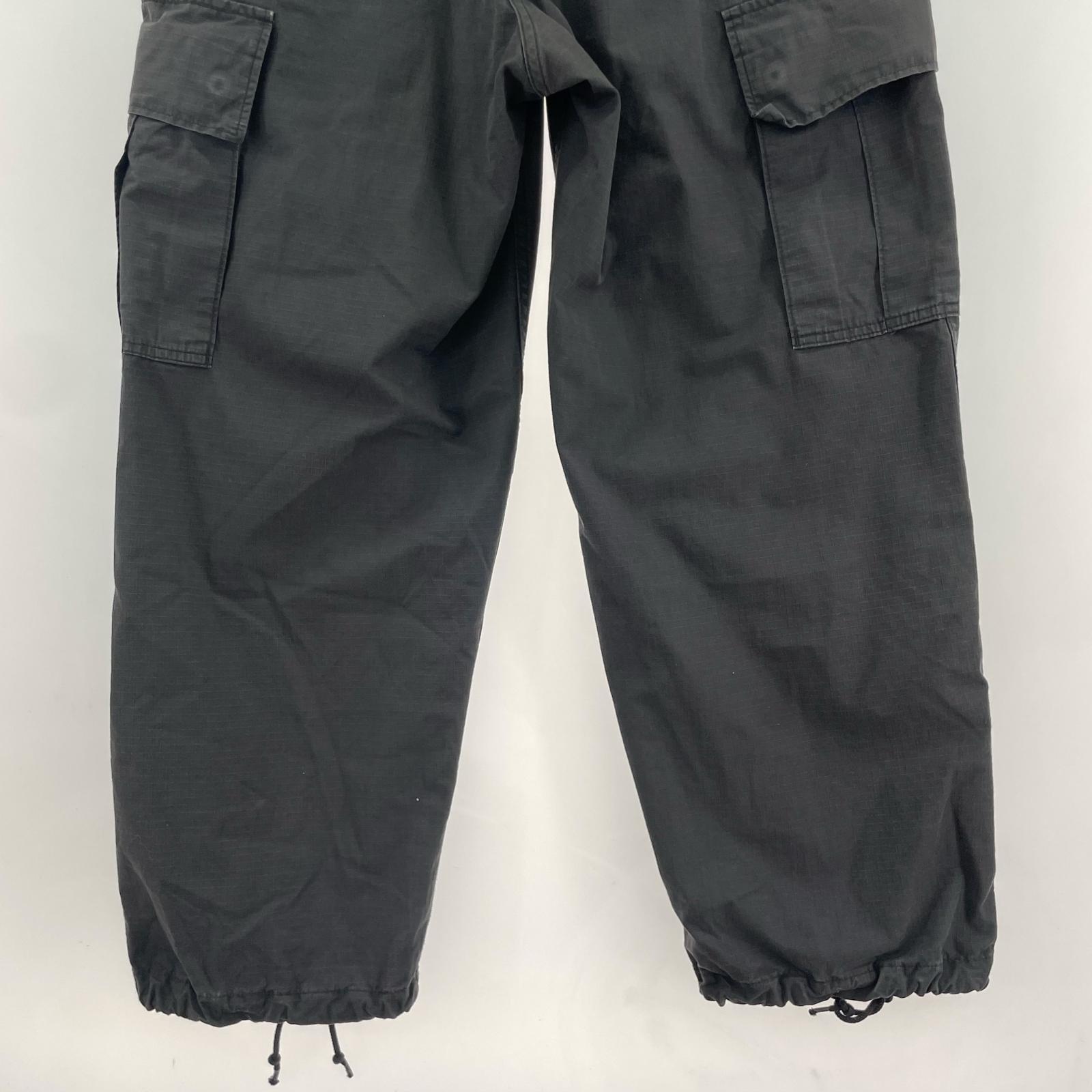 パンツ スビンコットン リップストップジャングルファティーグパンツ 6 BLK ブラック