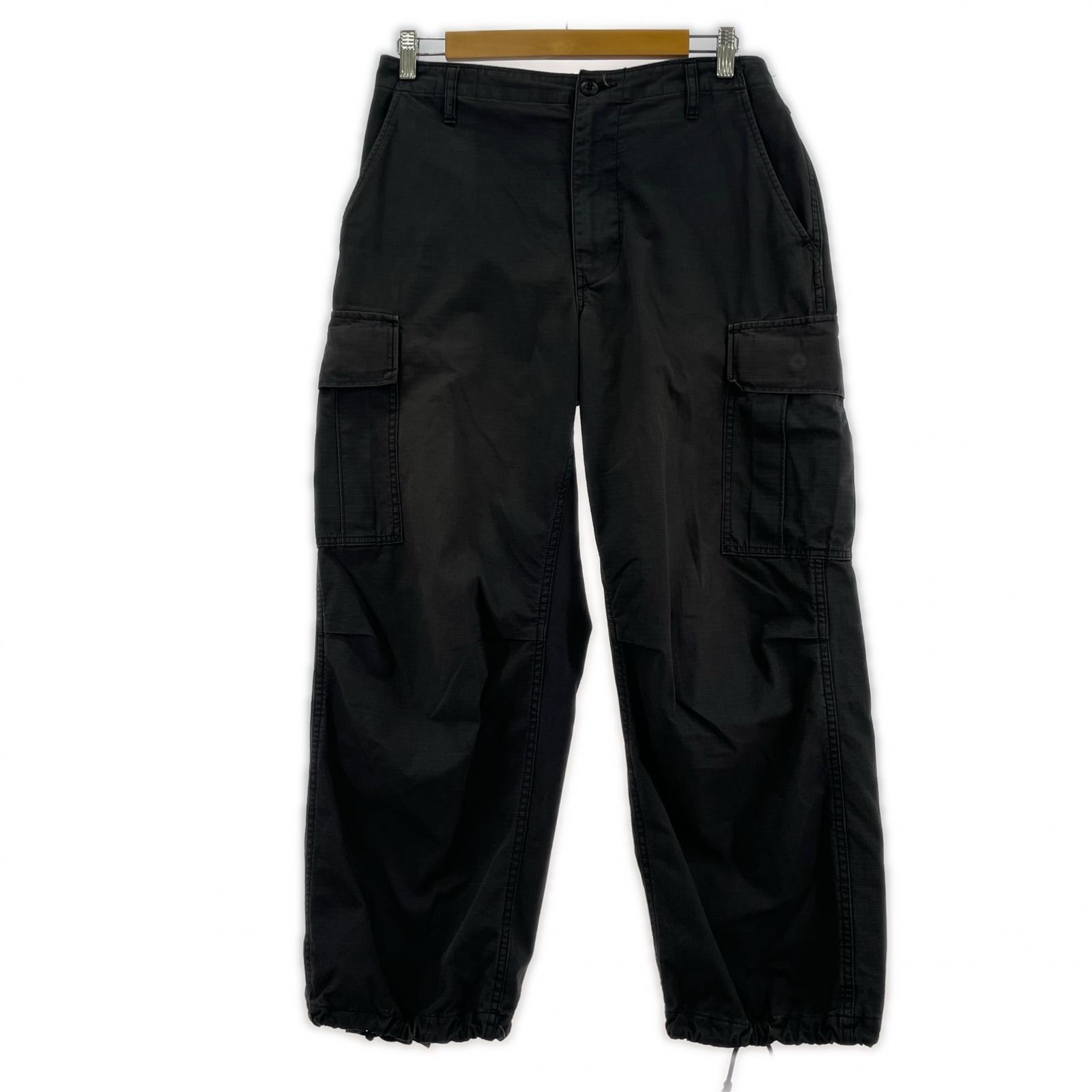 パンツ スビンコットン リップストップジャングルファティーグパンツ 6 BLK ブラック