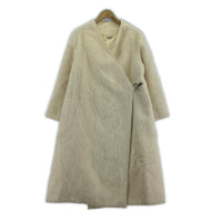 その他トップス EFFE BEAMS アルパカ シャギー ノーカラーコー ベージュ