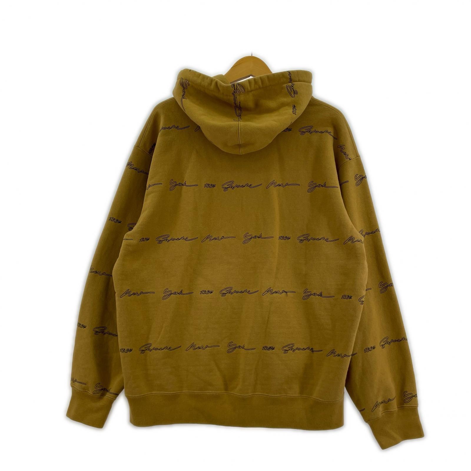 パーカー 22AW/Script Stripe Hooded Sweatshirt/M/CML M ブラウン