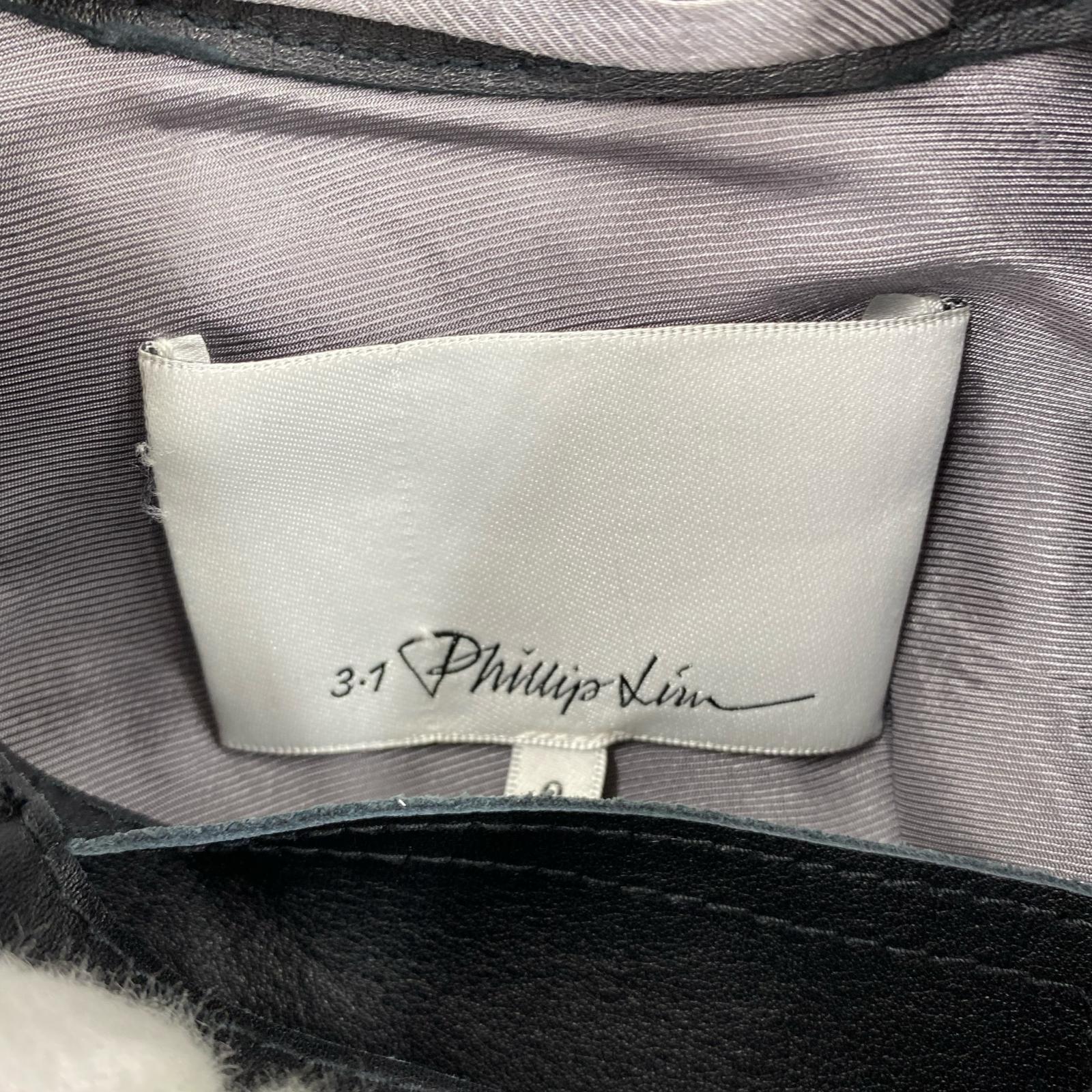その他トップス W 31 PHILLIP LIM シングルライダース 0 グレー
