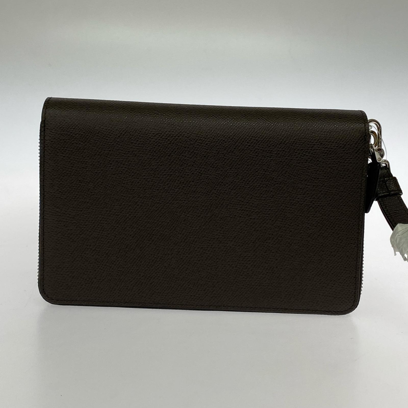 その他アクセサリー BALLY トラベルウォレット ダブルファスナー ブラウン