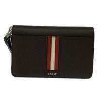 その他アクセサリー BALLY トラベルウォレット ダブルファスナー ブラウン
