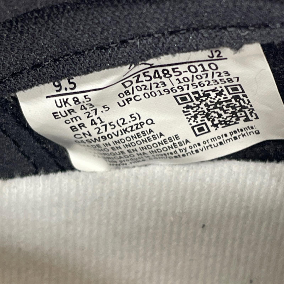 その他靴 NIKE JORDAN 27.5㎝ DZ5485-010 27.5cm (US9 1/2 UK9 EU45) ブラック