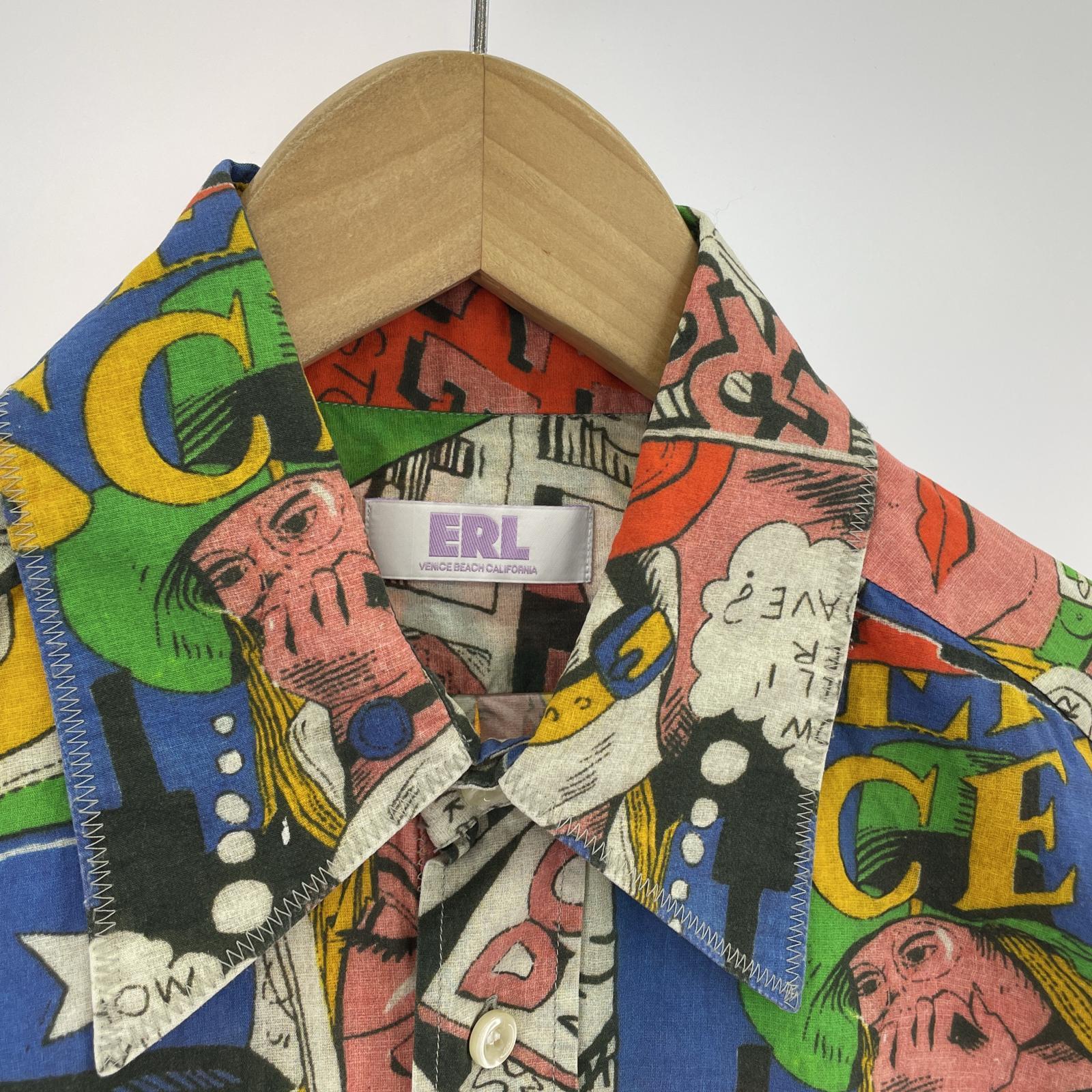 長袖シャツ ERL Comic Book Shirt (M) M