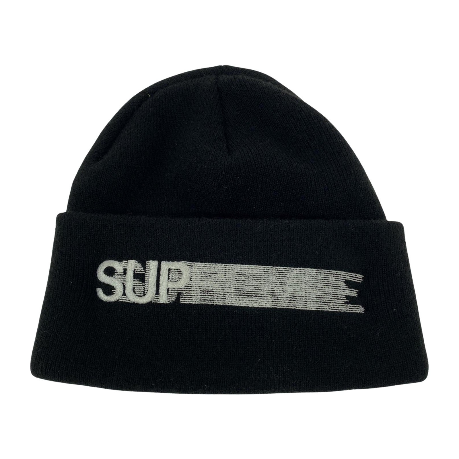 ニットキャップ 23SS Motion Logo Beanie ブラック