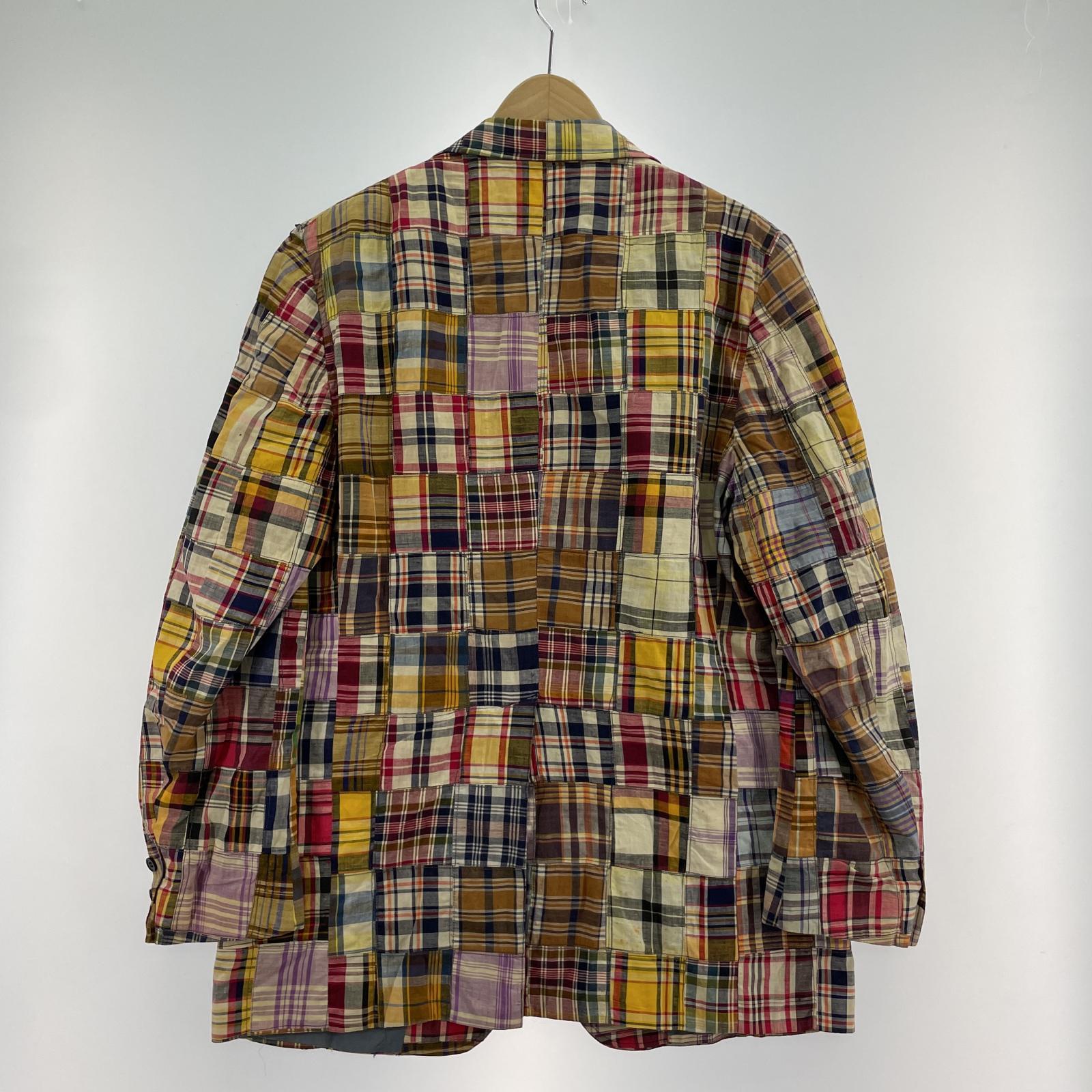 ジャケット 50s マドラスパッチワーク ジャケット マルチカラー