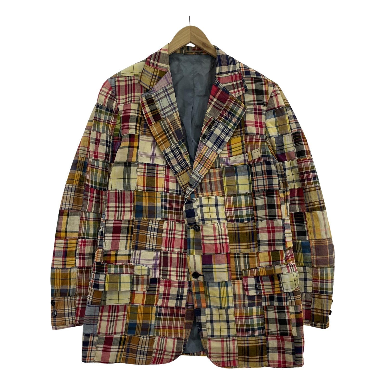 ジャケット 50s マドラスパッチワーク ジャケット マルチカラー