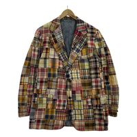 ジャケット 50s マドラスパッチワーク ジャケット マルチカラー