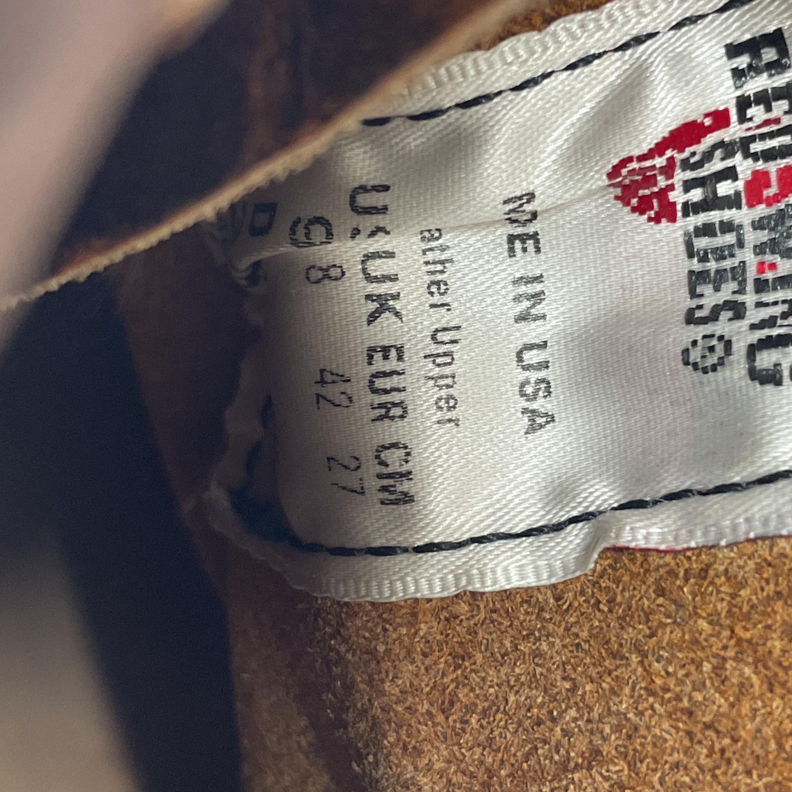 ブーツ 縦羽刺繍 ブラックスミス ワークブーツ size27 27cm (US9 UK8 1/2 EU44) ブラウン