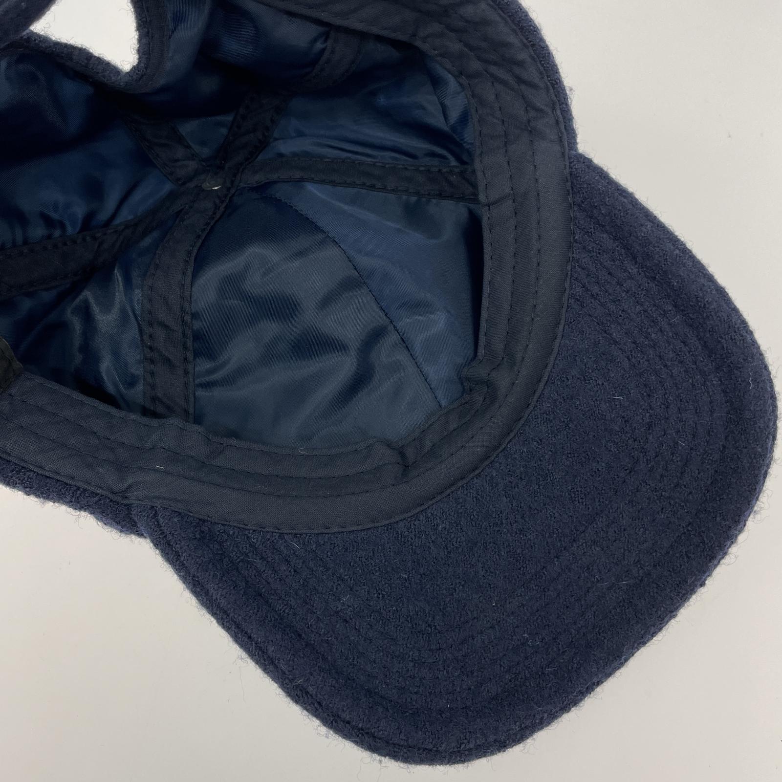 キャップ Boiled Wool Stock Logo Strapback Cap