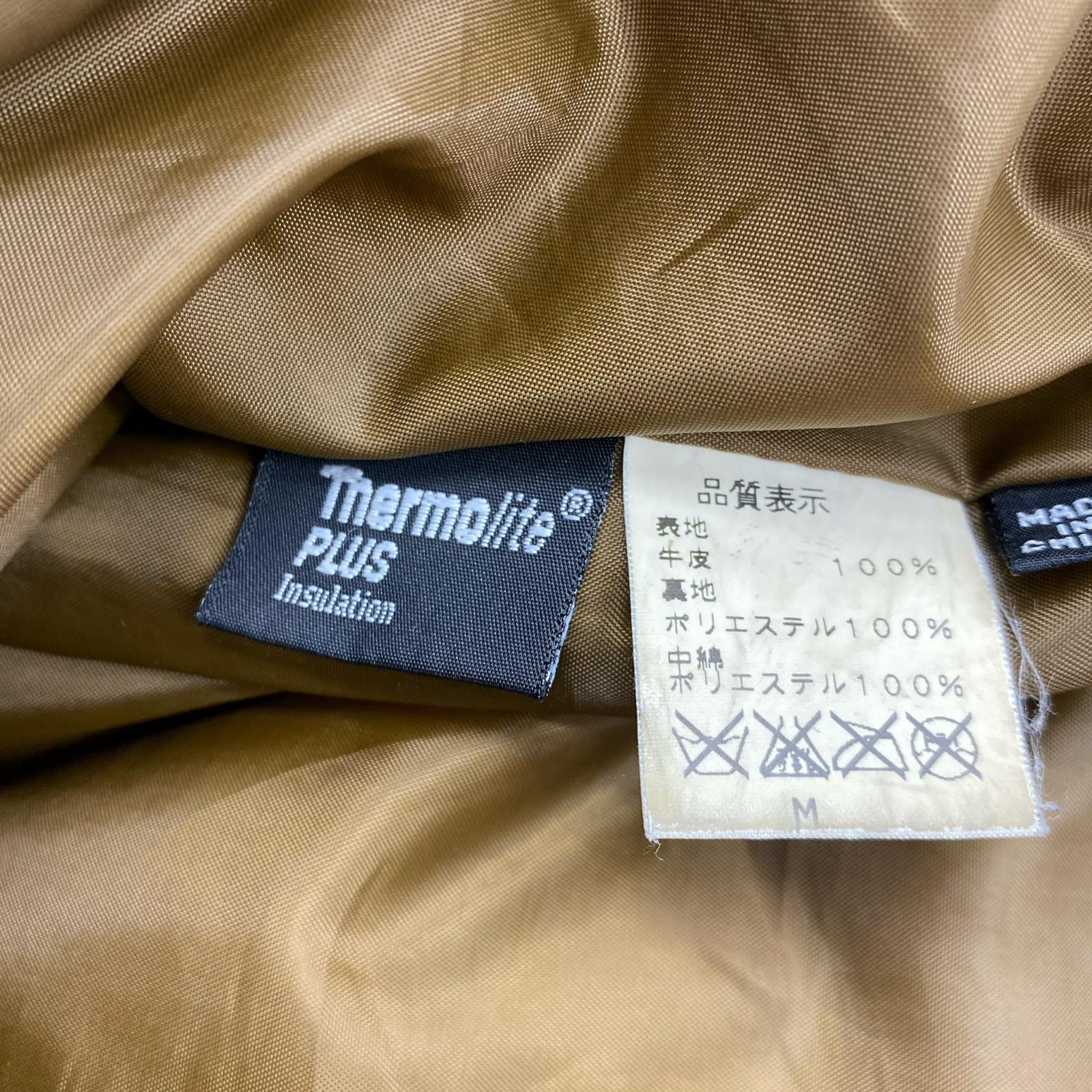 レザージャケット Johnbull レザージャケット M ベージュ