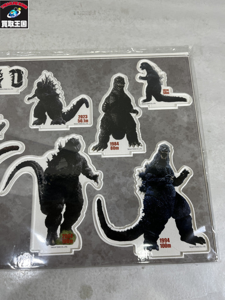 ゴジラ博 70周年記念身長比較アクリルスタンド フィギュア/グッズ