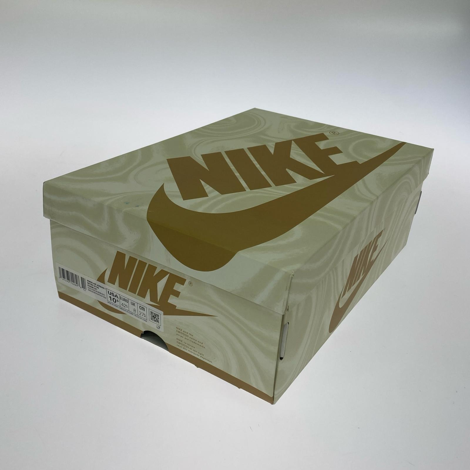 スニーカー NIKE WMNS AIR JORDAN 1 FD2596-021 27.5㎝ 27.5cm (US9 1/2 UK9 EU45) ホワイト