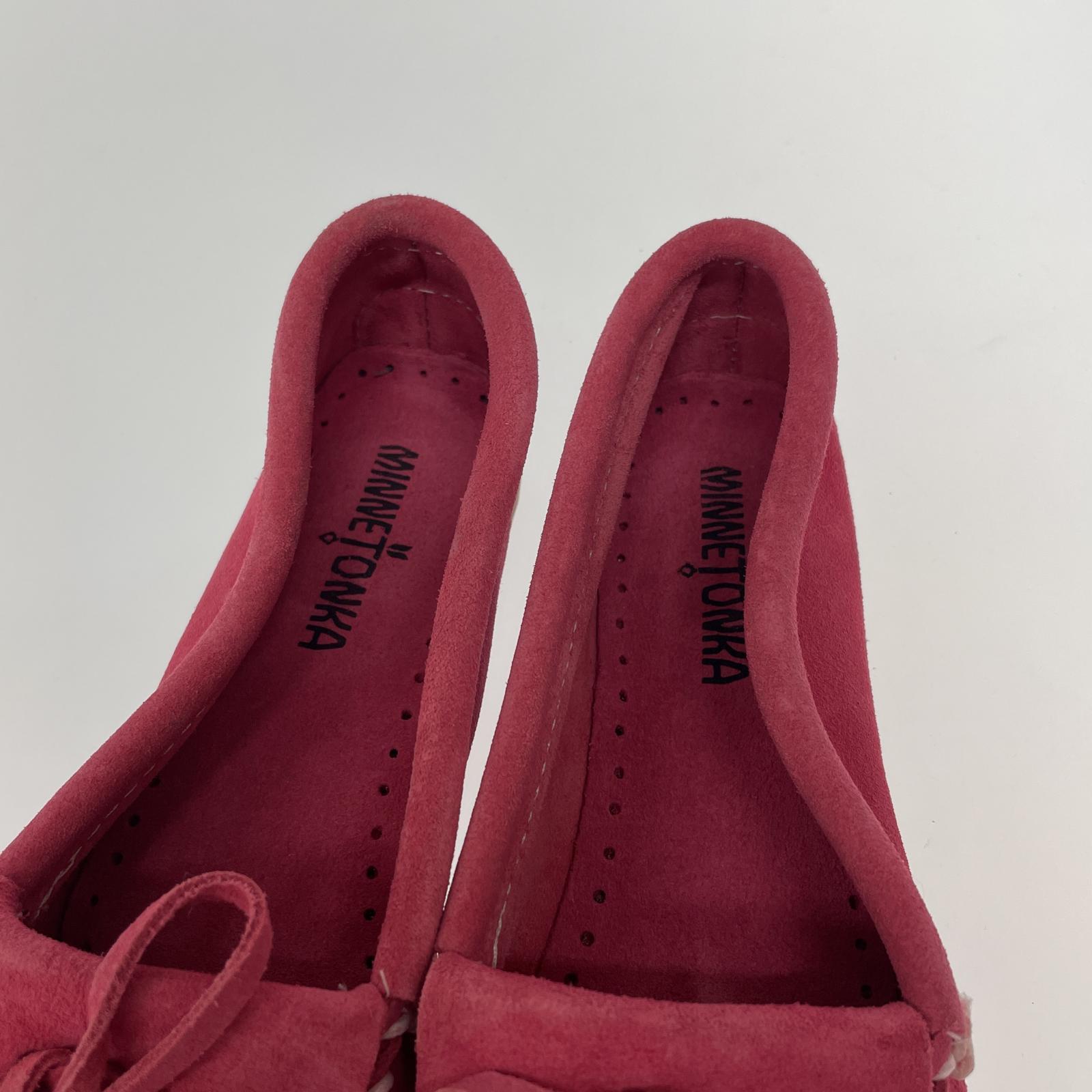 ブーツ スエードモカシン PINK 7