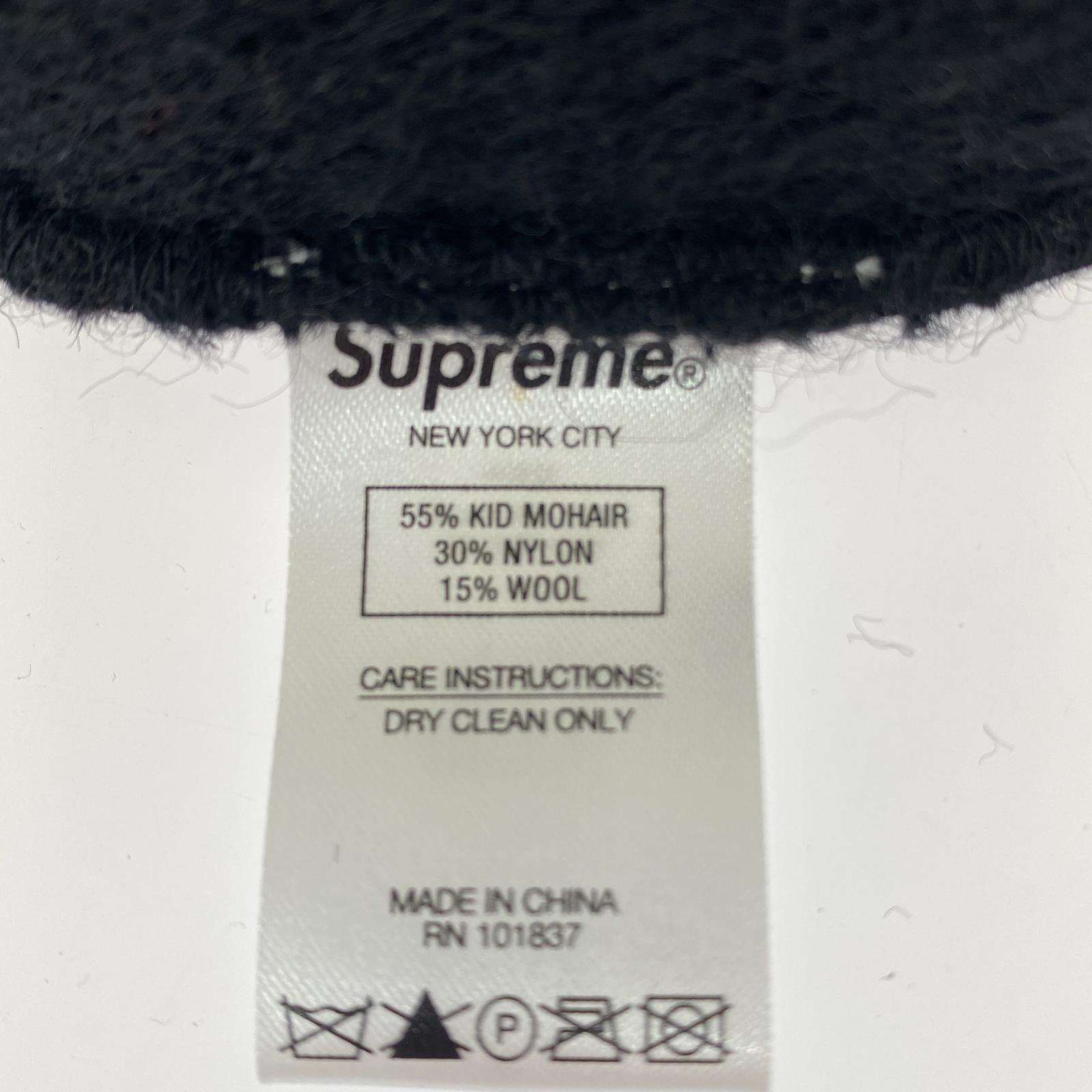 ニットキャップ 20aw Mohair Beanie ブラック