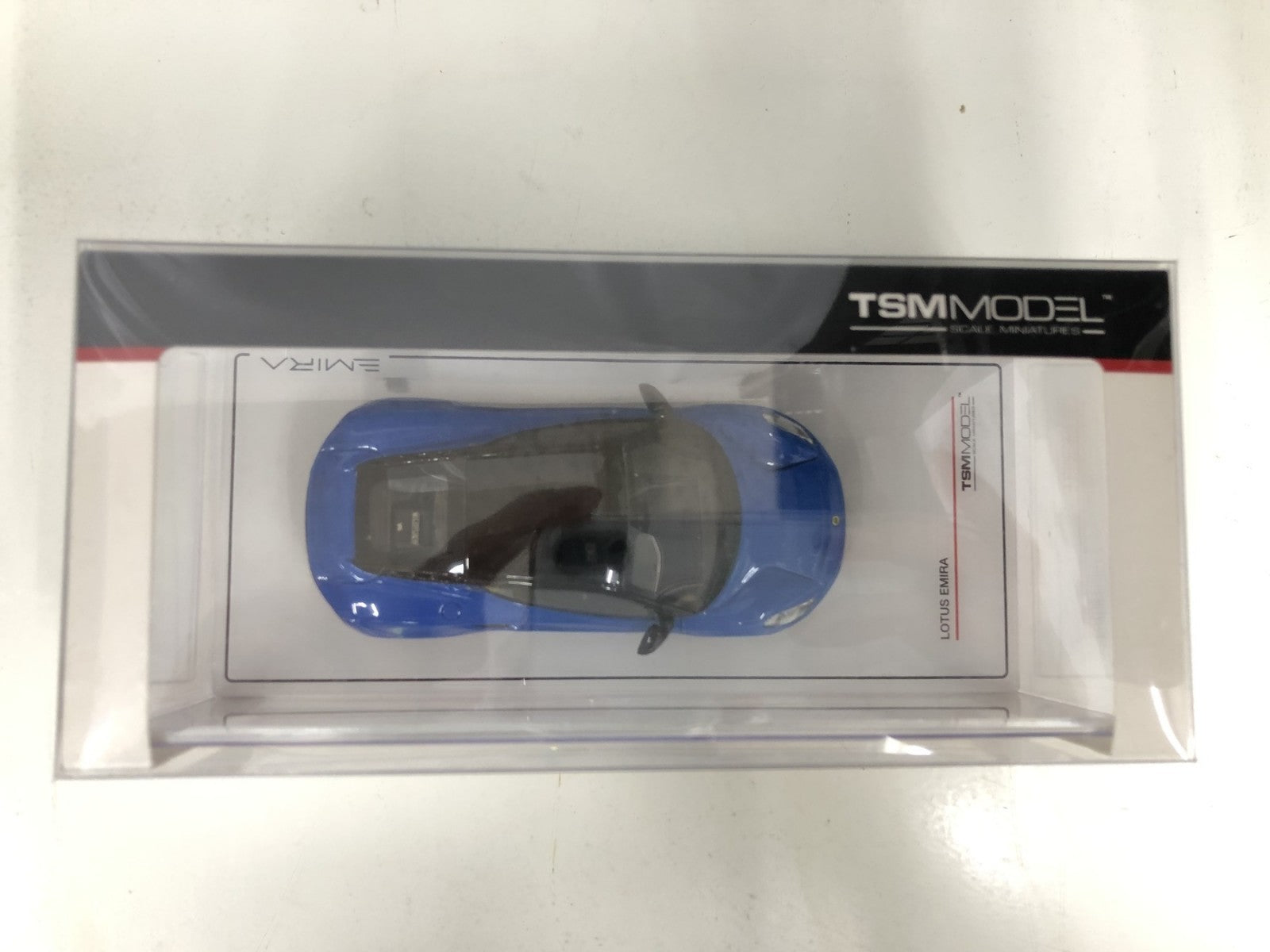 TSM 1/43 ロータス エミーラ セネカブルー スケールカー