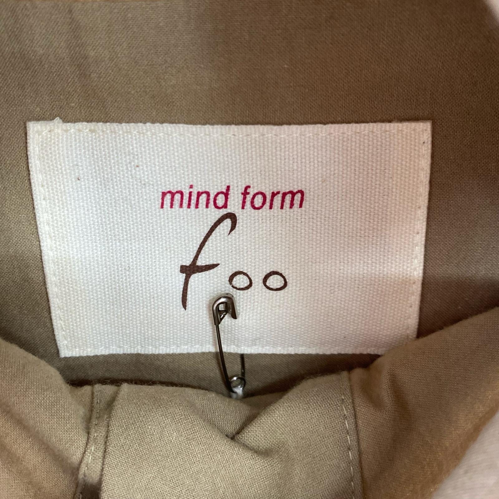 ジャケット ALWAYS mindform foo ジャケット ベージュ