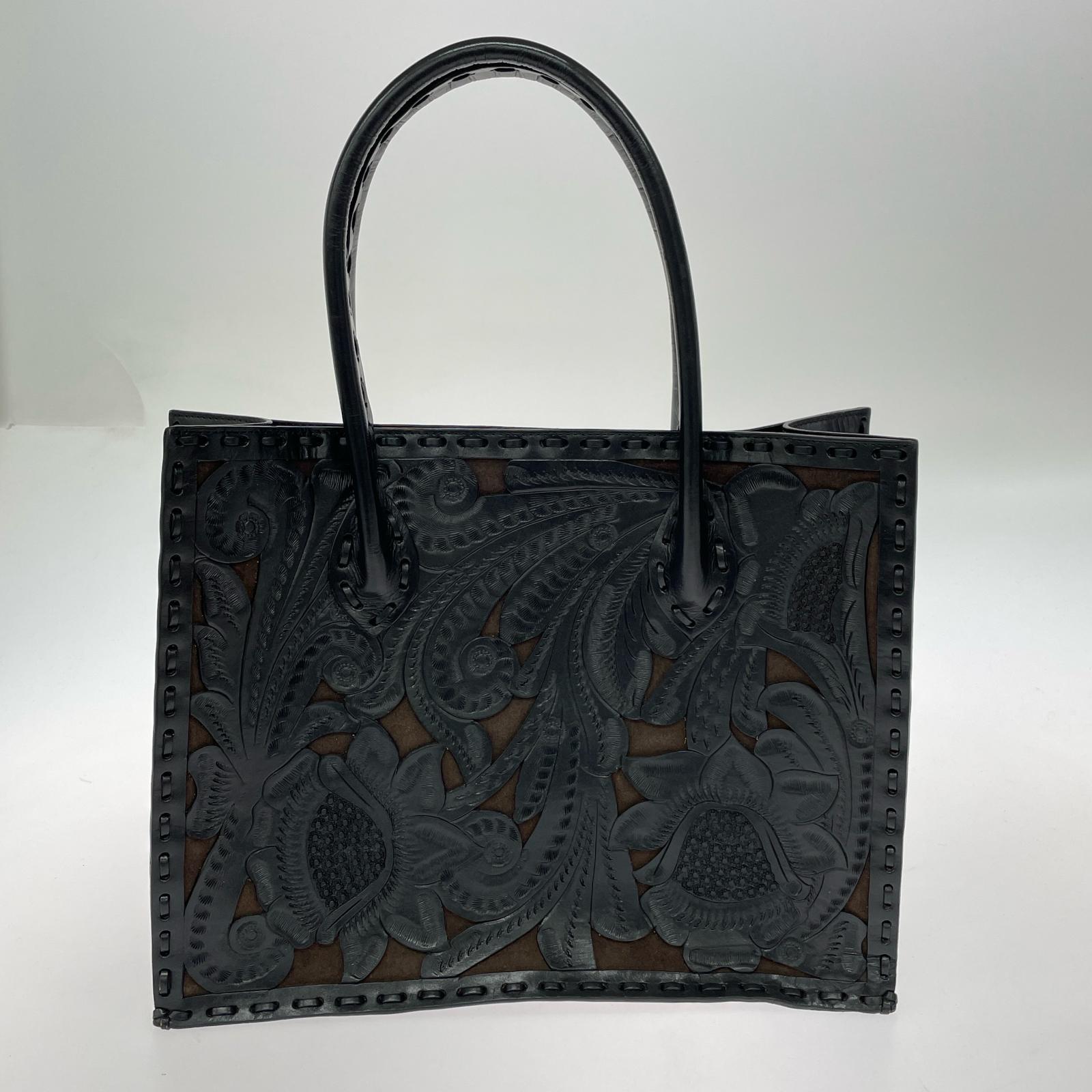 トートバッグ CARVING TRIBES Alba ブラック ブラック