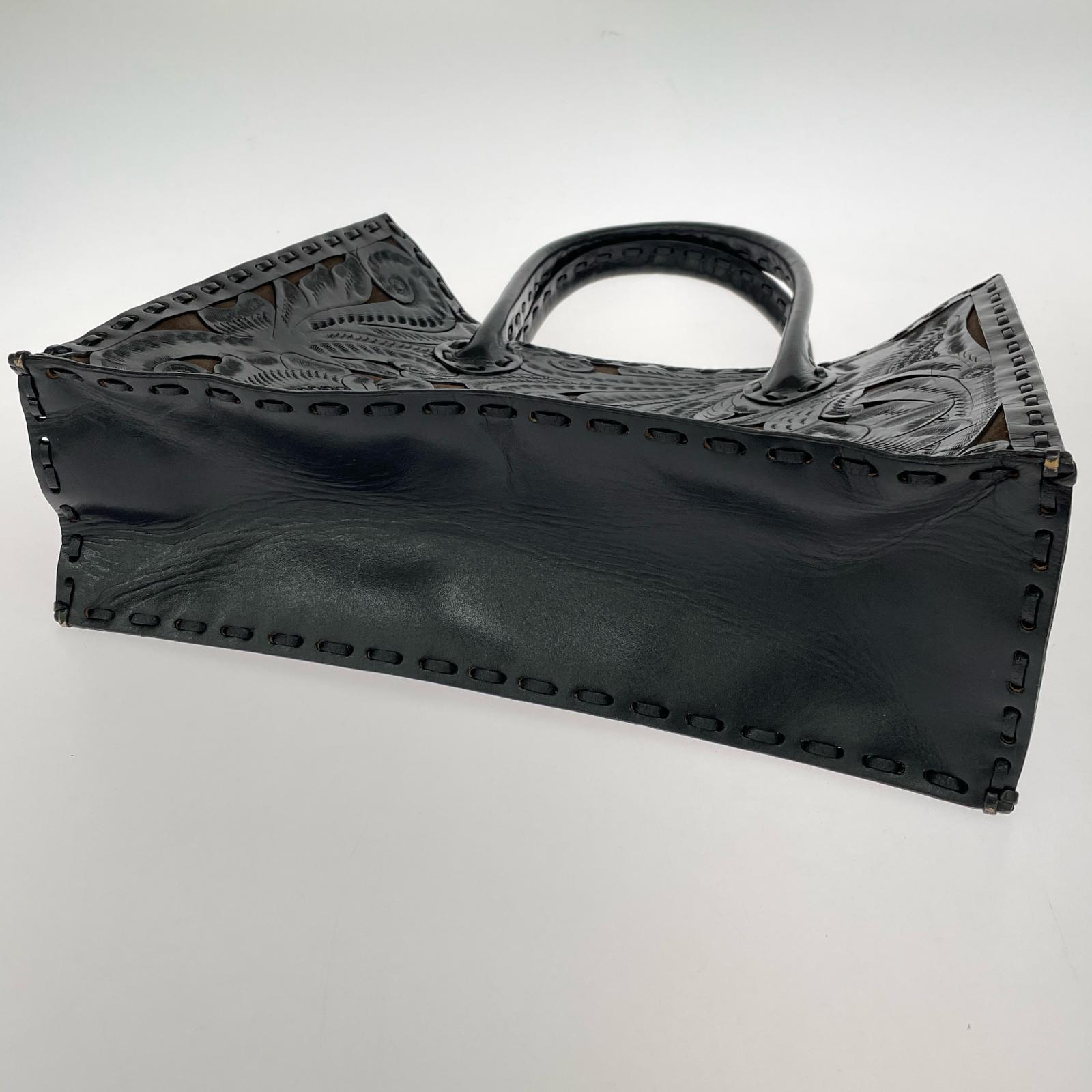 トートバッグ CARVING TRIBES Alba ブラック ブラック