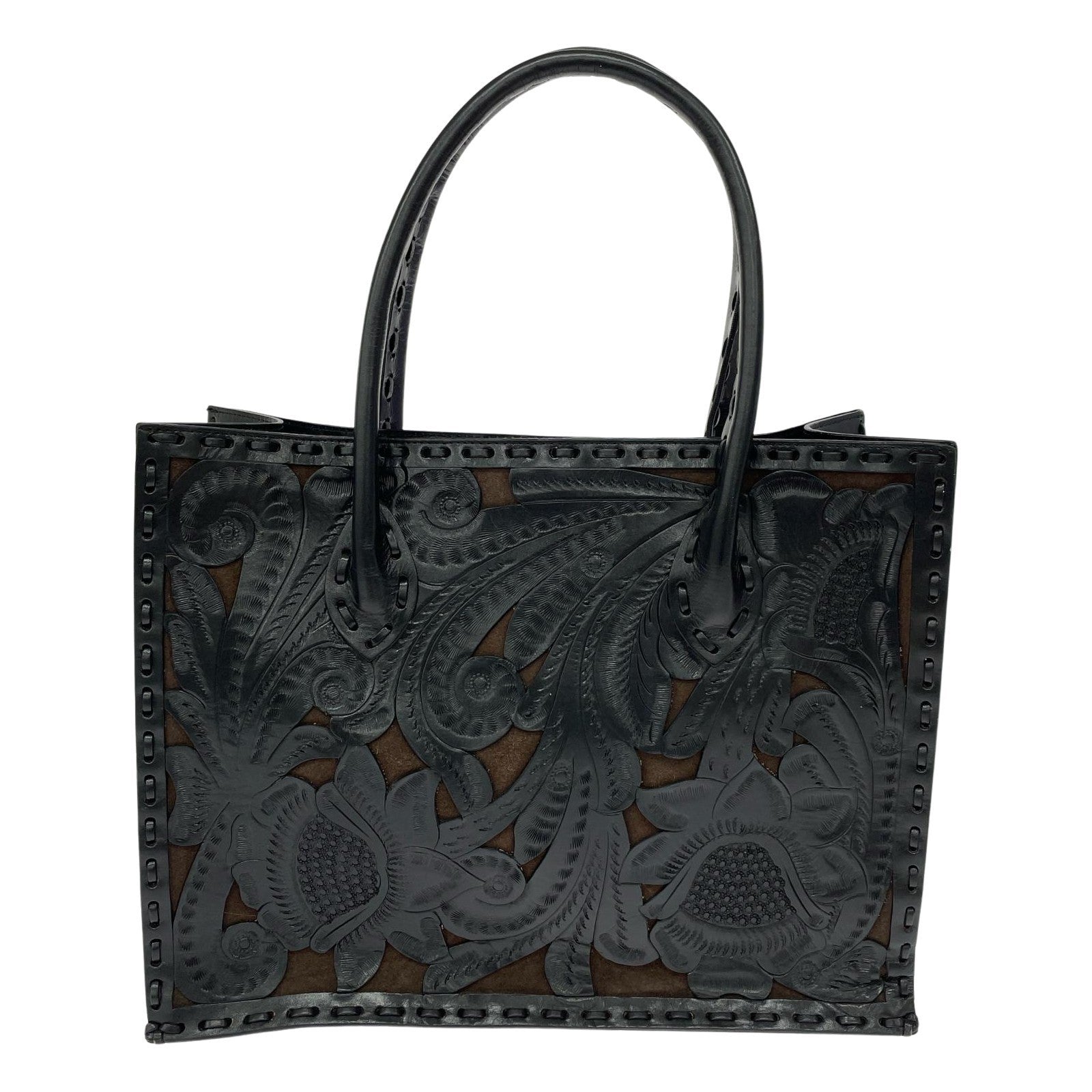 トートバッグ CARVING TRIBES Alba ブラック ブラック