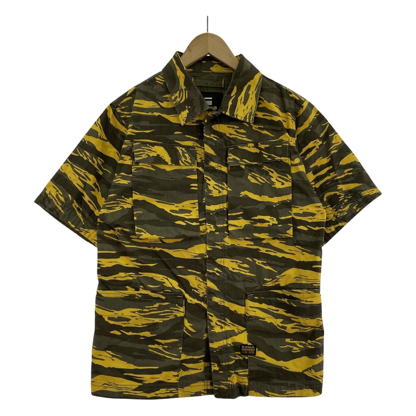 半袖シャツ R-3N SLIM OVERSHIRT ALLOVER XS