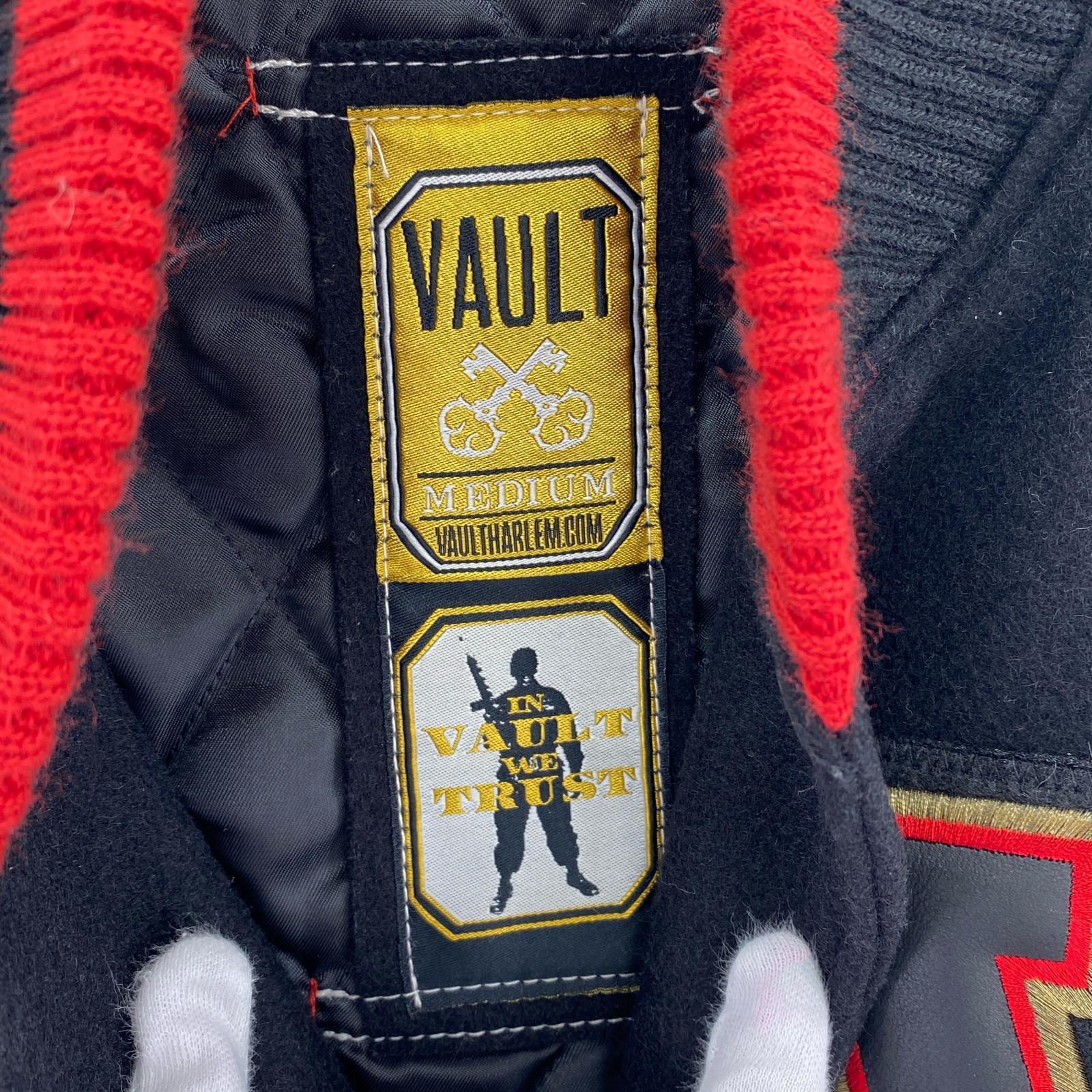 ブルゾン VAULT スタジャン 黒 (M) ブラック