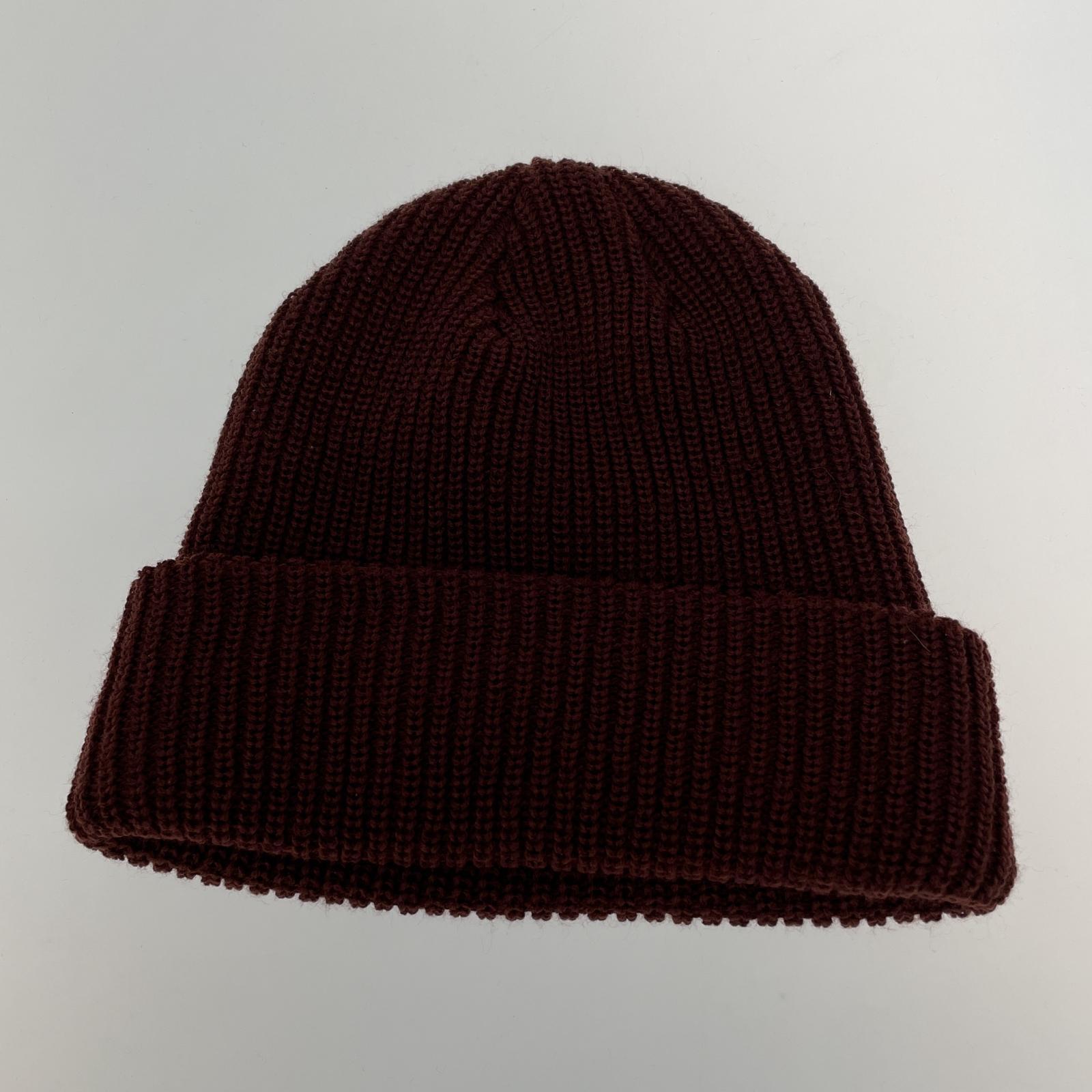 ニットキャップ Loose Gauge Beanie ブラウン
