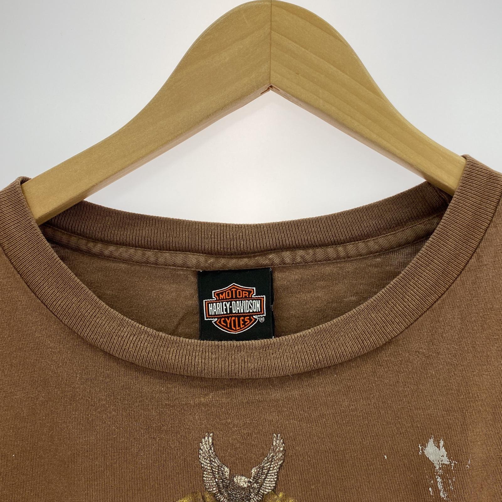 半袖Tシャツ ペンキ S/S Tee size3XL ブラウン