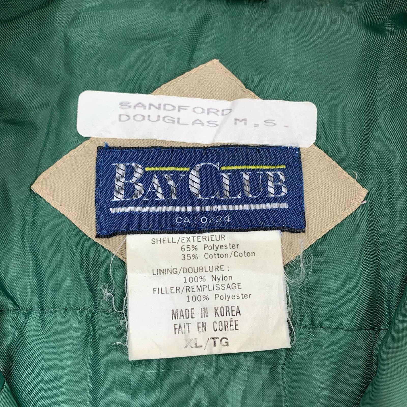 ダウンベスト BAY CLUB 中綿ベスト ベージュ