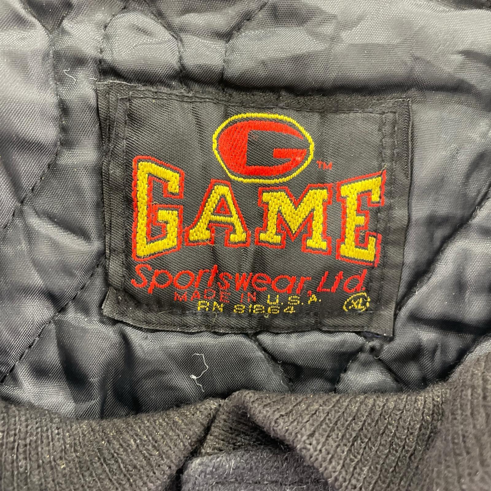ジャケット GAME USA製 スタジャン ブラック