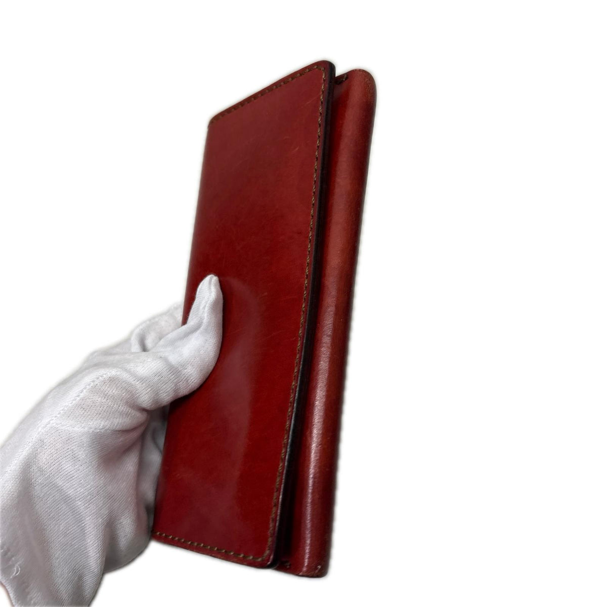 長財布 ヘルツ レザー長財布 レッド