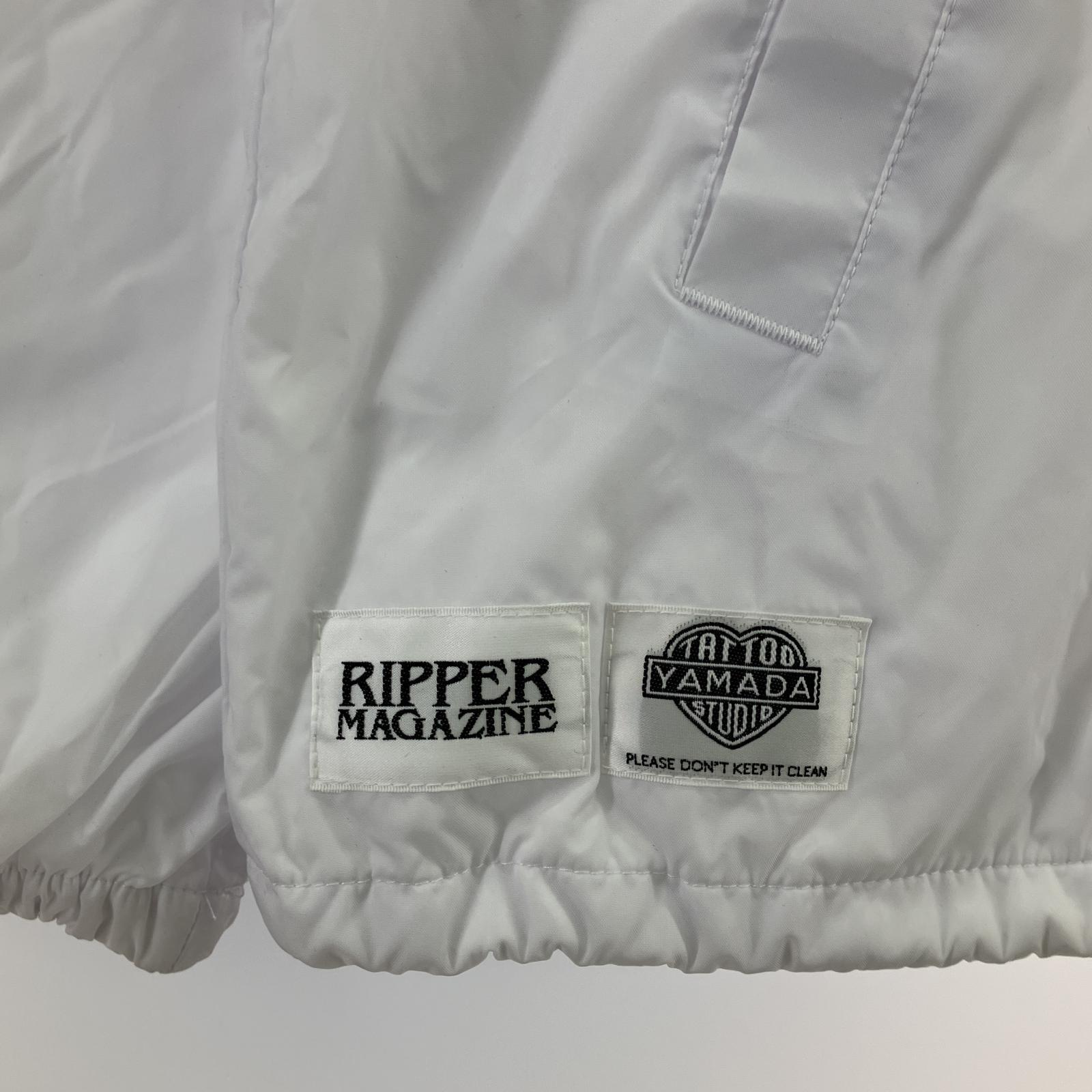 ジャケット Ripper Magazine×TATTOO STUDIO YAMADA L ホワイト