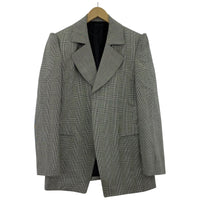 テーラードジャケット CLASS DORMEUIL ROYAL 11 GLEN CHECK JACKET ボタンレス テーラードジャケット 2 CCEA10UNI A 2 グレー
