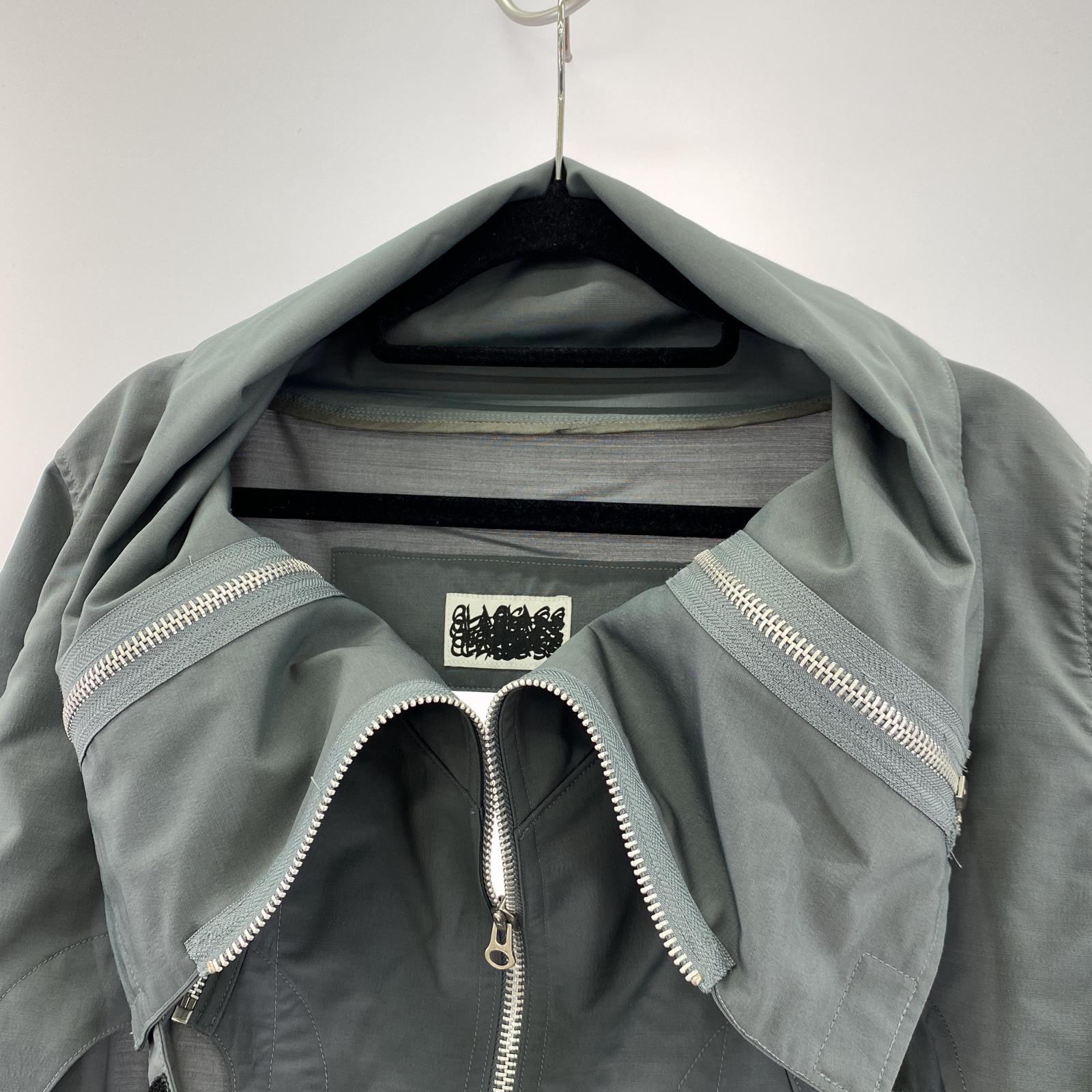 ジャケット CLASS DORMEUIL MOHAIR TONIC TECHNICAL JACKET 2 グレー カーキ
