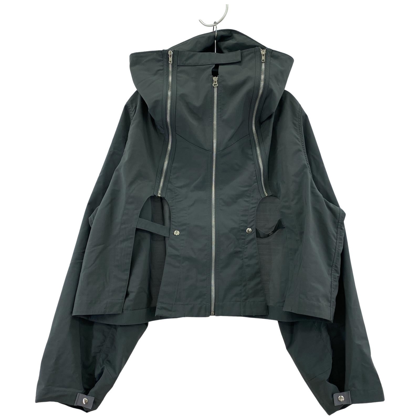 ジャケット CLASS DORMEUIL MOHAIR TONIC TECHNICAL JACKET 2 グレー カーキ