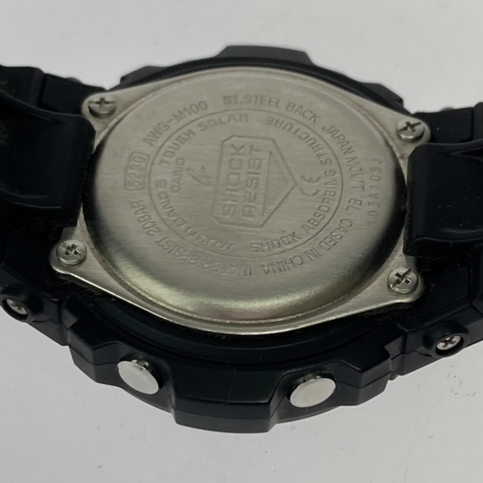 腕時計 AWG-M100 腕時計 ブラック