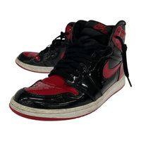 スニーカー AIR JORDAN 1 RETRO HIGH パテント 赤黒 27.5cm 27.5cm (US9 1/2 UK9 EU45)