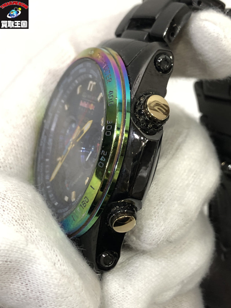腕時計 EDIFICE EQW-T1010RB レッドブル ソーラー