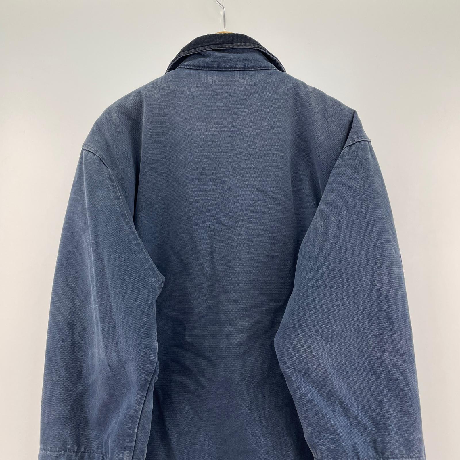ジャケット ファイヤーマンコート ダック 紺 USA製 M M ネイビー