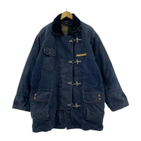 ジャケット ファイヤーマンコート ダック 紺 USA製 M M ネイビー