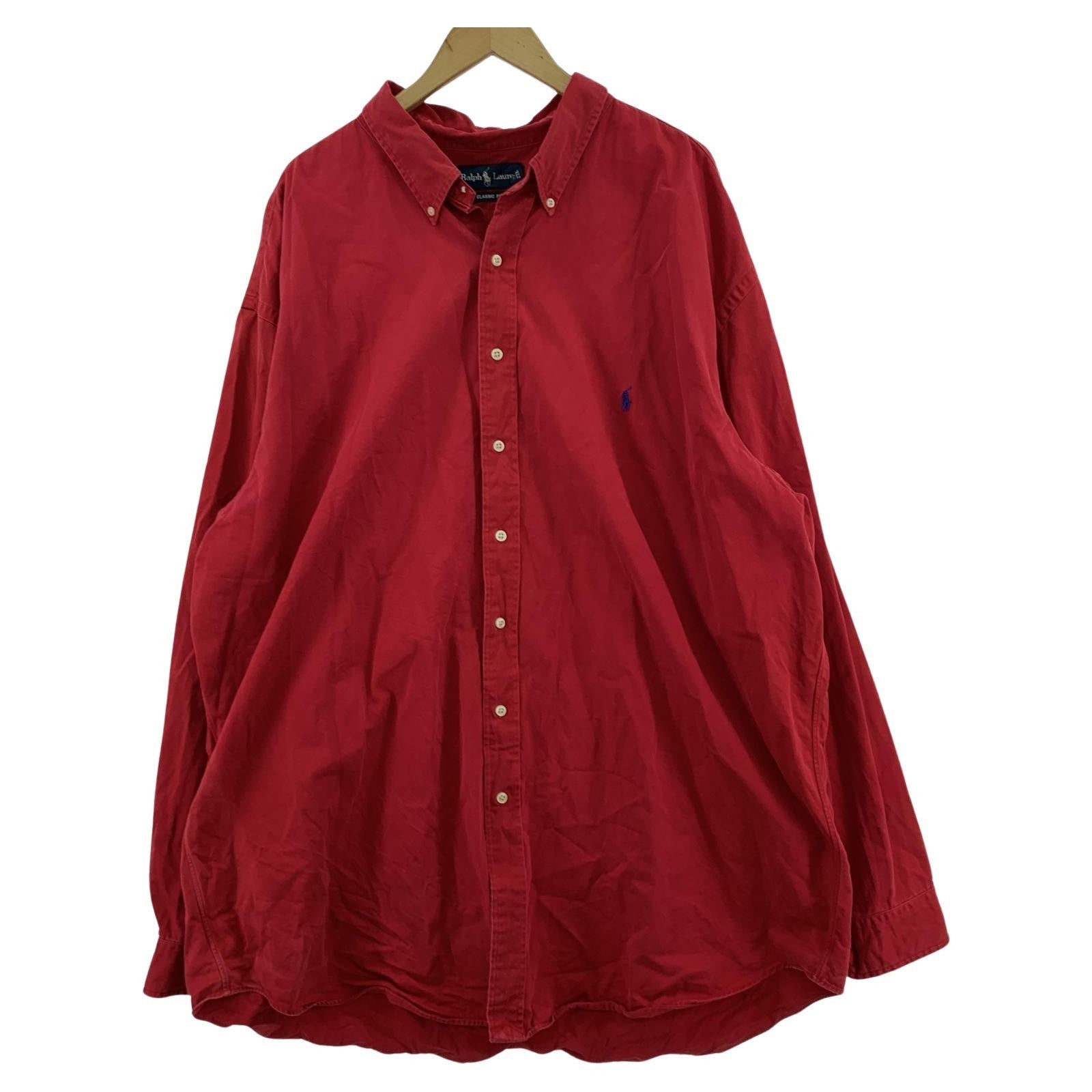 長袖シャツ POLO RALPH LAUREN CLASSIC FIT L/Sシャツ 3XL