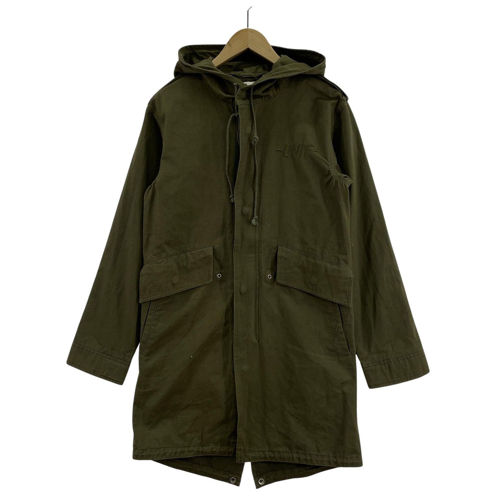 ミリタリージャケット UNIF モッズコート S S グリーン