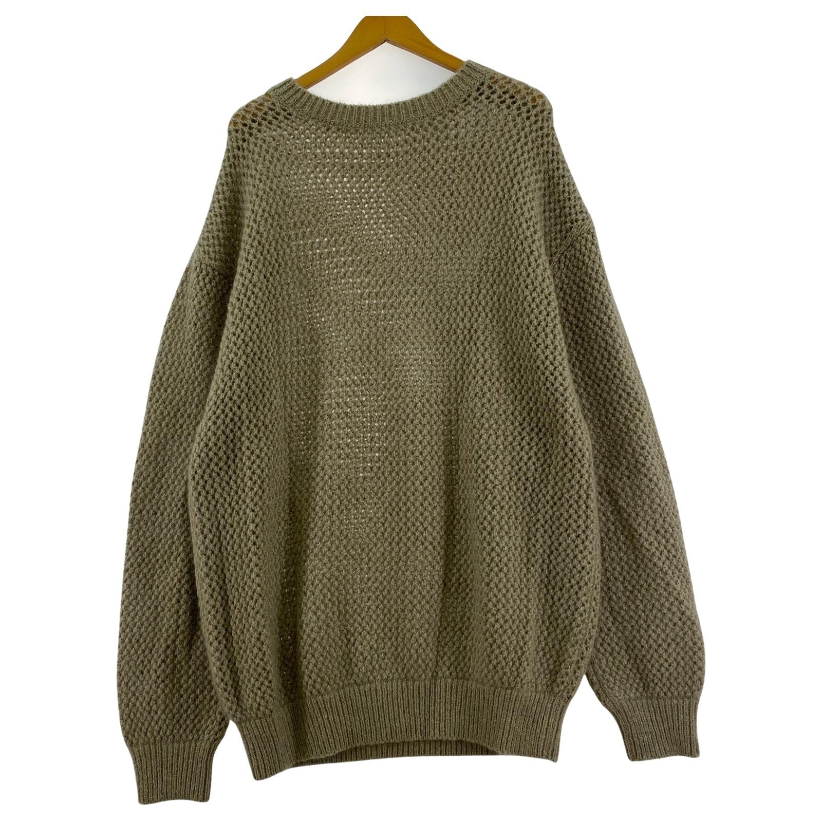 ニット crepuscule 21AW MOHAIR LOWGAGE PO 2 2 ベージュ