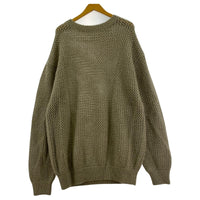 ニット crepuscule 21AW MOHAIR LOWGAGE PO 2 2 ベージュ