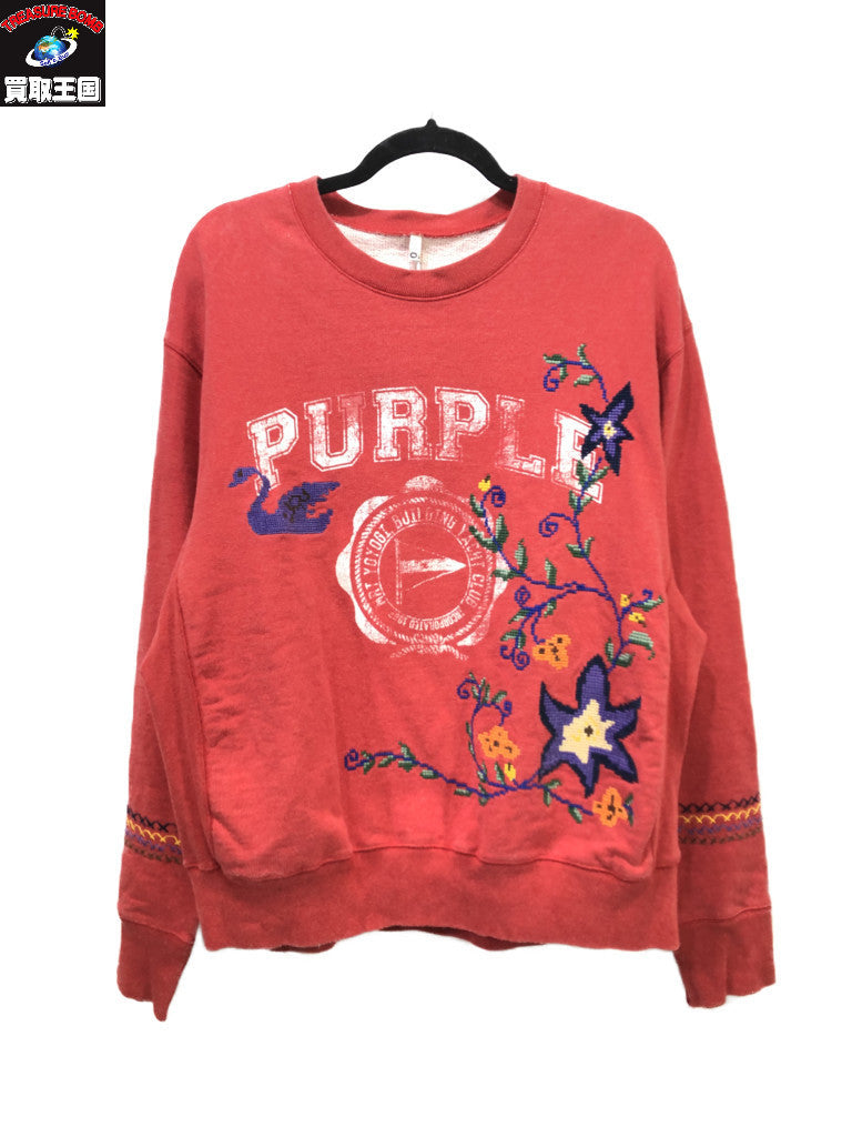スウェット 24SS Cross-Stitch Sweat Shirt 3