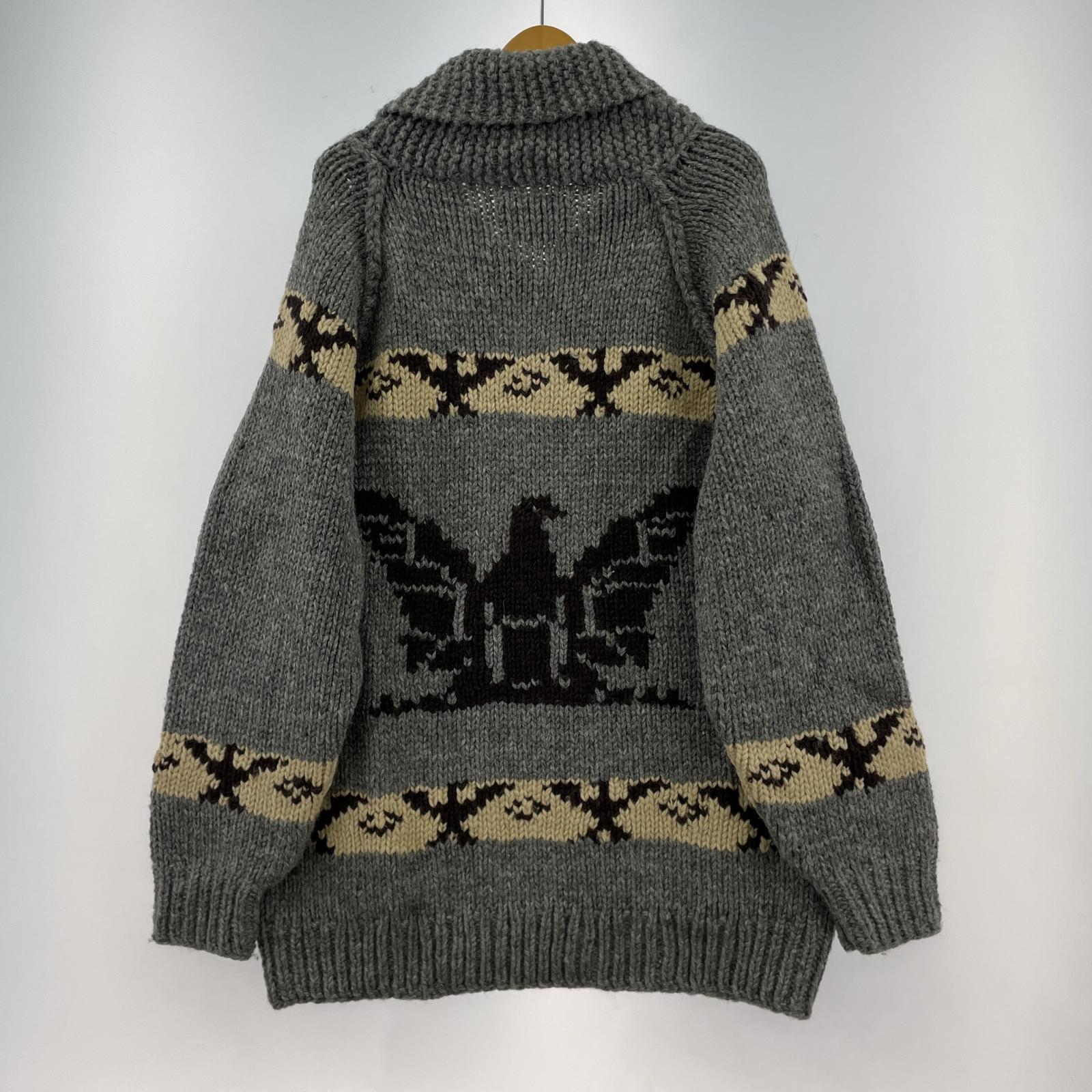 ジャケット カウチンニット L グレー L