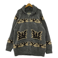 ジャケット カウチンニット L グレー L