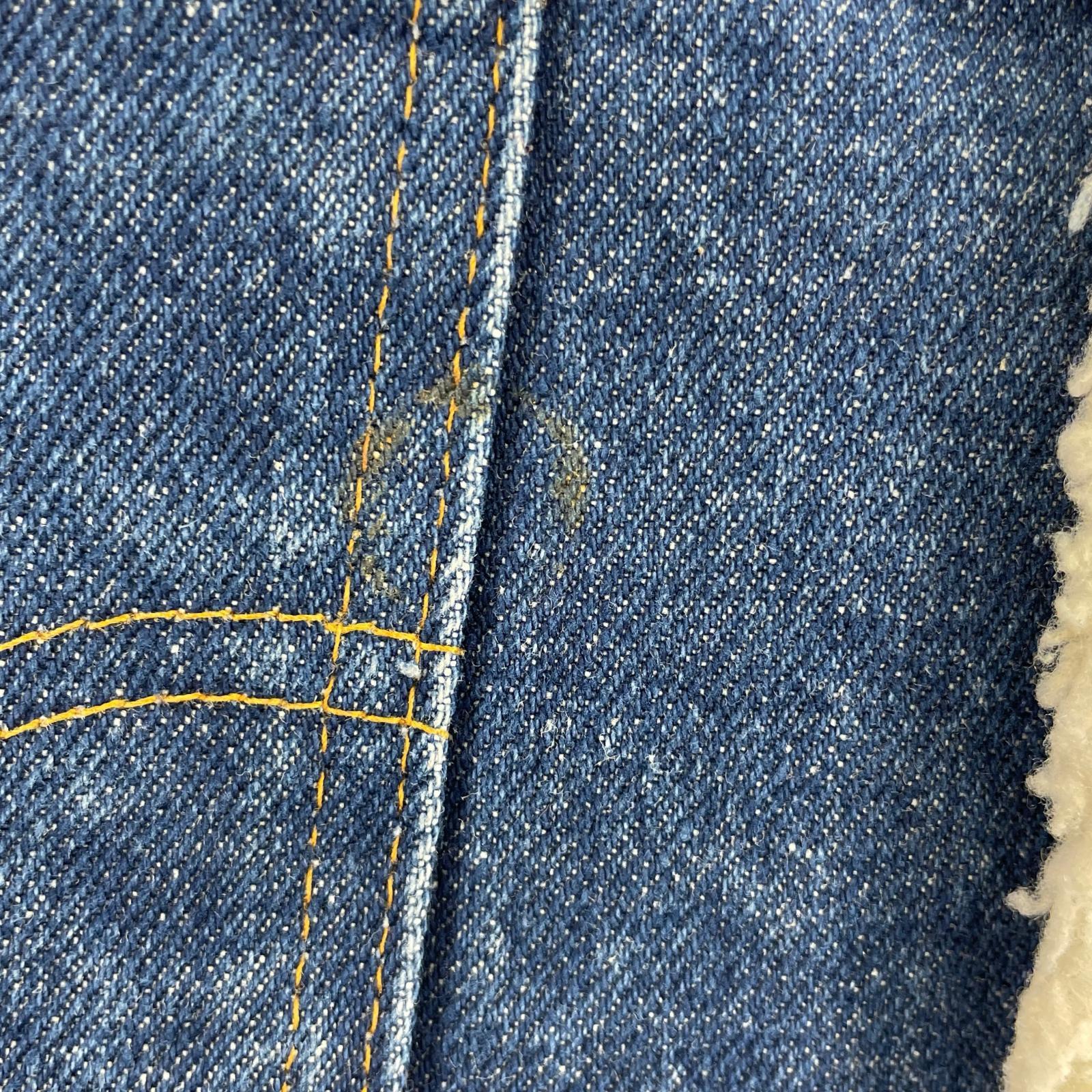 ジャケット Levi's ボアベスト/デニム S ブルー