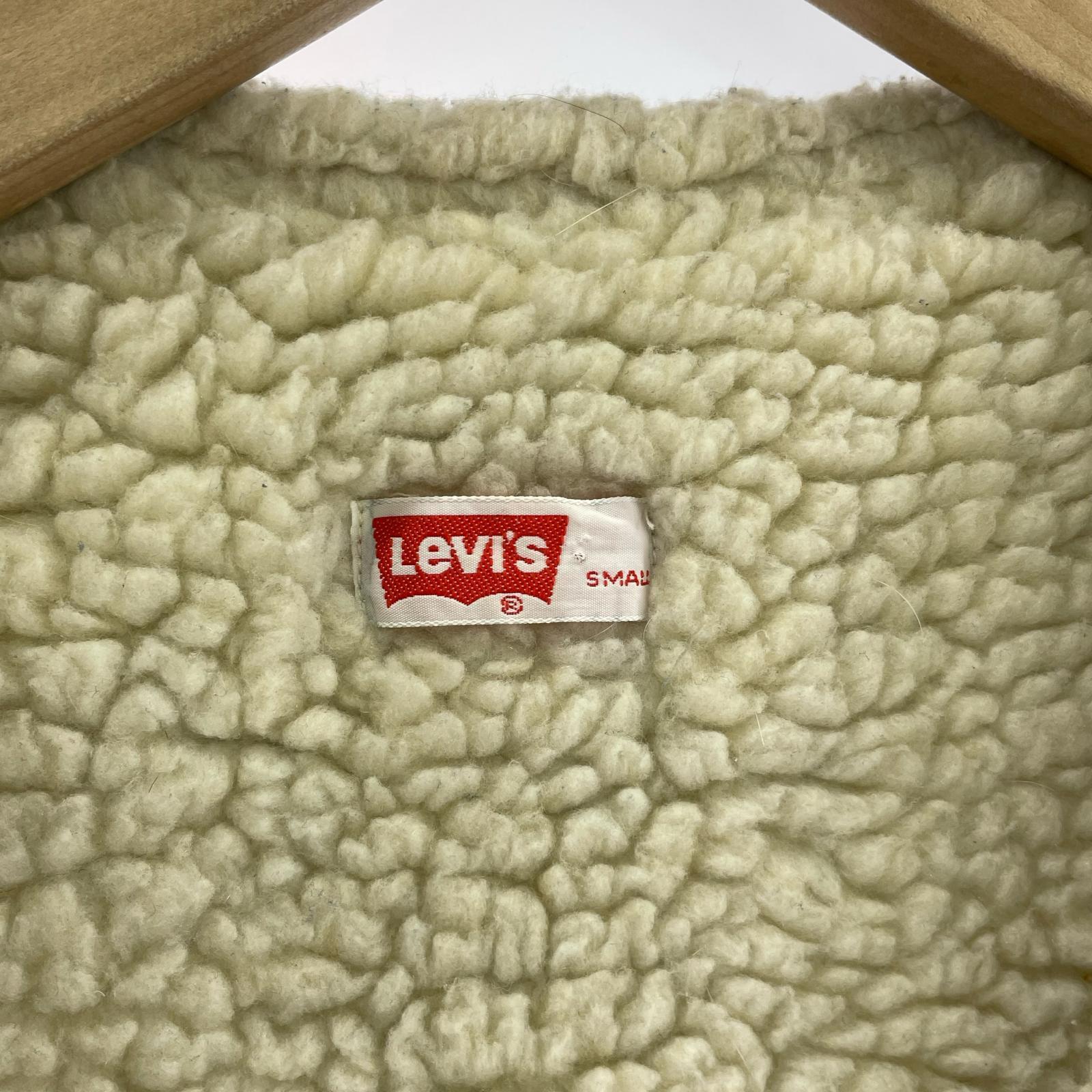ジャケット Levi's ボアベスト/デニム S ブルー